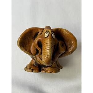 Vtg John Raya Elephant Figurine Beasties of the Kingdom